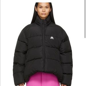Balenciaga BB C-Shaped puffer jacket